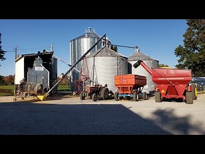 How the grain drying setup works