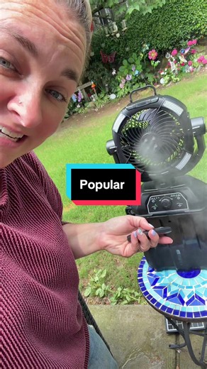 CoolHYFan Portable Water Cooling Fan for Baseball Moms