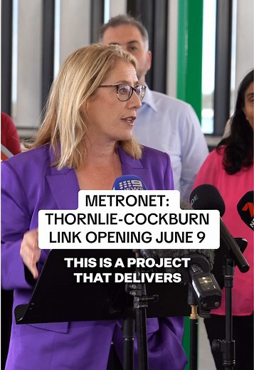 Thornlie-Cockburn Link Opening June 9 in Perth