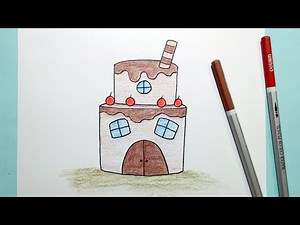 Cake House Drawing