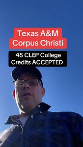 45 college credits are accepted from the CLEP Exam Texas A&M University Corpus Christi 34 different subject areas to choose from and 90 minutes long. Modern States.org has free CLEP Exam study material for almost every exam. Once you get through the exam, they’ll give you a CLEP Exam voucher to go to the exam for FREE. #clep #texasamcorpuschristi #corpuschristi #collegesavings #homeschoolers | College IN High School