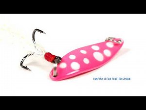 Panfish Leech Flutter Spoon - Clam Pro Tackle
