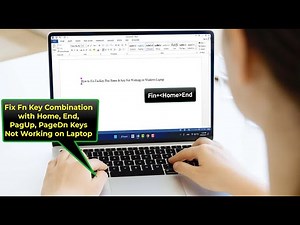 How to Fix Fn Key Plus Home & End Key Not Working on Windows Laptop