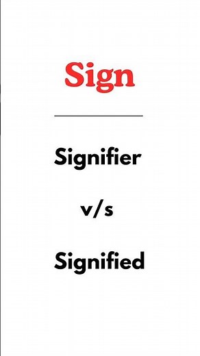 Sign | Signifier and Signified