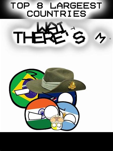 TOP 8 LARGEEST COUNTRIES 🇺🇳 - The Sequel | Countryballs Animatons | #countryballs