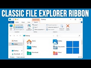 Use the Classic Windows 10 Style File Explorer Ribbon\\Toolbar in Windows 11