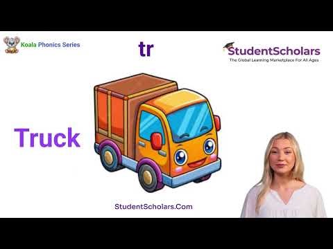 Phonics - Two letter beginning sounds - Words with the sound Tr