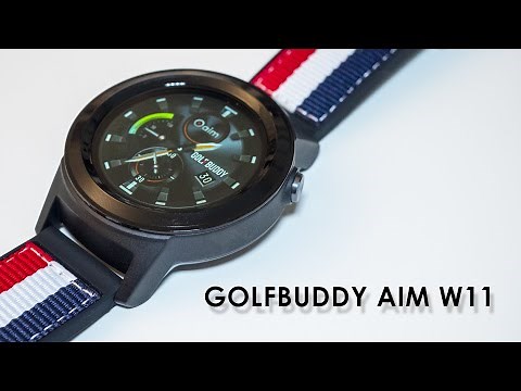 Unboxing the GOLFBUDDY aim W11 GPS Golf Watch