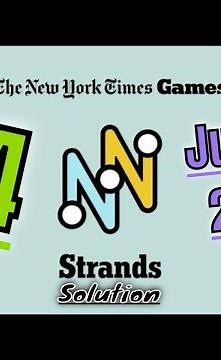 NYT Strands Puzzle Game #94 Hints, Spangram, Answers and Theme for June 5 2024 (Strands 06/05/2024)