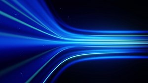 Sleek Blue Light Waves Abstract Background