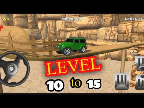 Mountain Hill Climb 4×4 || Mountain Car Driving Game || Level 10 to 15 🛻