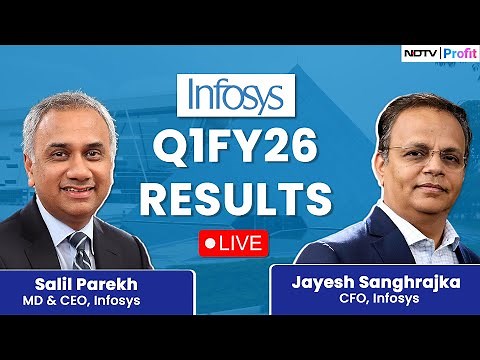 Infosys Q1FY26 Results LIVE | Infosys Q1 Results Press Conference | Infosys Share Price | LIVE