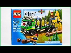 LEGO City Great Vehicles 60059 Logging Truck Speed Build