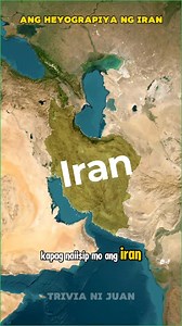 Ang Heyograpiya ng Iran #geography #facts #trivia #highlights #reelsviralシ #reelsvideoシ #everyonehighlights #foryourpage | Trivia Ni Juan