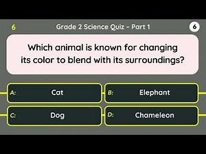 Grade 2 Science Quiz – Part 1/10 | 10 Fun and Engaging Questions to Boost Young Minds | Science Test
