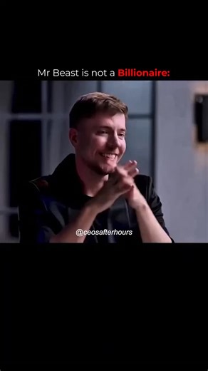 CEOs After Hours on Instagram: "MrBeast (Jimmy Donaldson) is officially a billionaire — but not in the way most people imagine. As of 2024/2025, outlets like Forbes and Celebrity Net Worth estimate his net worth has crossed $1 billion, making him the only self-made billionaire under 30. But here’s the twist 👇 He calls himself a “billionaire on paper.” Most of his wealth is tied up in his business empire, often referred to as Beast Industries — which includes: His YouTube channels Feastables MrB