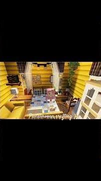Yellow cocricot cottage ౨ৎ🌟🥐 #minecraft #furniture #mcpe #minecraftbuild #cottagecore #cutecore