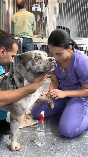 Funny Vet Moments With Scared Dog 😂 #funny #dog #shorts