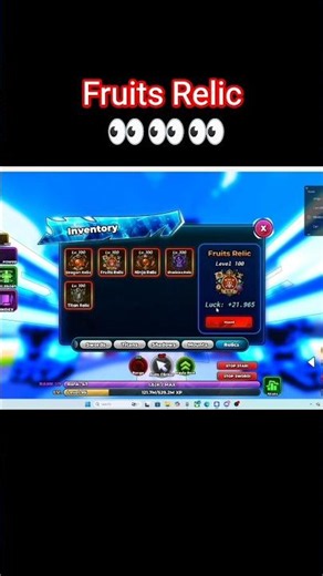 Anime Astral Where To Find Fruits Relic 👀👀 ( Luck ) #roblox #anime #animeastral #like #gaming