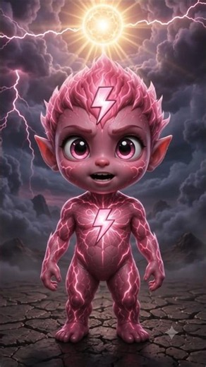⚡ Pink Thunder 💖 | The Most Powerful Lightning Hero Ever! #Shorts #animation