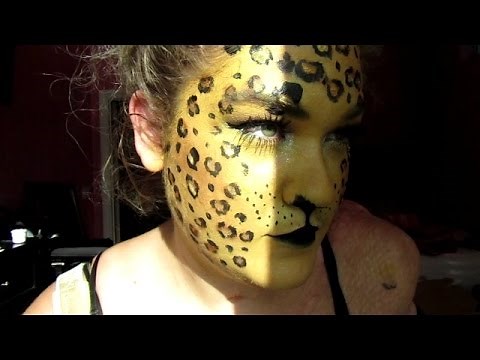 Glamorous Cheetah |Halloween makeup tutorial!!! ♡