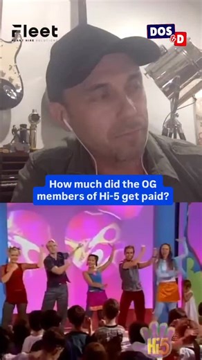 Original Hi-5 member, Nathan Foley on how they were paid. #nostalgia #90s #90sbaby #hi5 #aussiemusic | The Dos & D Show