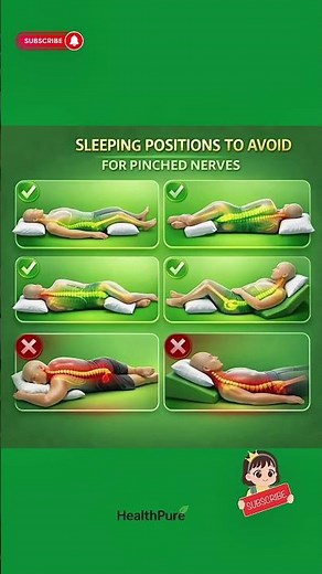 #healthyfood Sleeping Positions to Avoid for Pinched Nerves.”