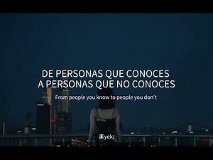 Las personas pueden pasar con personas que conoces a personas que no conoces