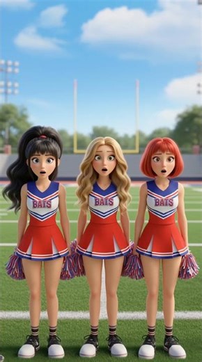 Monkey Hits Cat with Football — But Cheerleaders Rush to the Cat! 🏈🐒