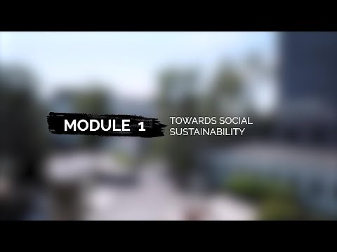Module 1 Video 4 - Towards Social Sustainability