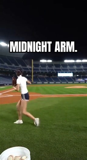 JUST HER AND THE FIELD 🌙 | Nastiest Long Toss v4