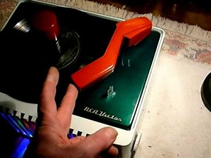 RCA Victor 45 RPM record player custom light up