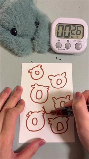 How Many Koalas Can I Draw in 1 Minute? 🐨 | Speed Drawing #shorts