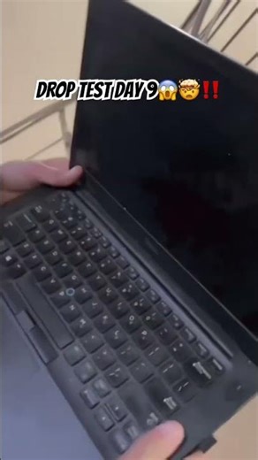 How Strong is laptop This Drop Test! #shorts#droptest#viral#satisfying#experiment