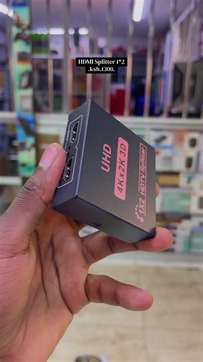 HDMI Splitter 1*2 4K resolution Ksh.1️⃣3️⃣0️⃣0️⃣ #hdmisplitter2port #hdmisplitter #adcentcomputers