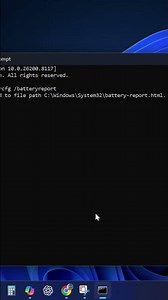 How to check laptop battery health #windows #computereducation