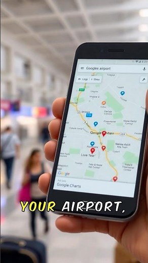 Unlock Airport Secrets with This Google Maps Trick #airporthacks