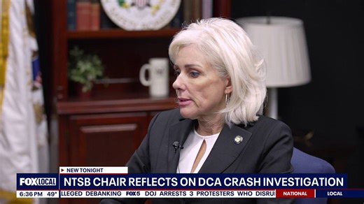 NTSB chairwoman reflects on DCA plane crash investigation nearly 1 year later
