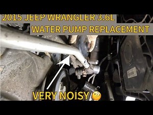 Jeep Wrangler 3.6L Water Pump Replacement (Step-by-Step DIY Guide)
