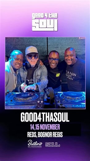 Good4ThaSoul are back at the Butlins Soul Weekender this weekend, and we’ll be taking over Reds on Friday & Saturday night from 9pm-2am. We’ve also got the legendary Adeva flying over from the USA for an exclusive live performance, with full support from DJs Soul Affair and Paul “Bozak” Morrissey. For the best in Soulful house, Disco, Funk & Soul, get down to Reds. Good 4ThaSoul are; Brandon Block * Ricky Morrison * Ronnie Herel * Bobby and Steve. See you there! | Ronnie Herel