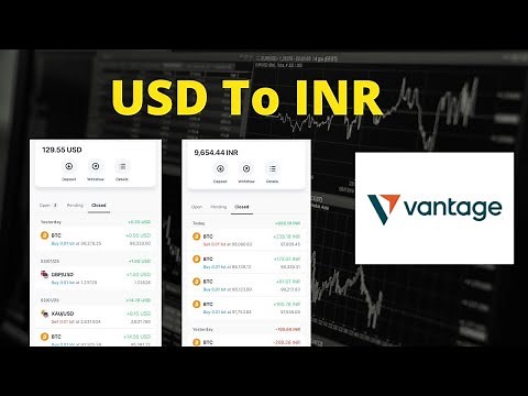 How To Change USD to INR in Vantage Markets | Change Currency in Vantage Markets Trading App |