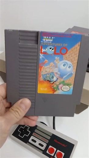 NES Adventures Of Lolo Part1 - CRT Electrohome