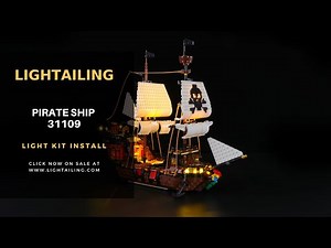 Lightailing Light kit Install in the Lego Creator Series Pirate Ship 31109