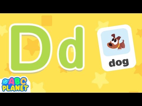 Learn Letter D 🐶 | Recognition and Phonics | Learning the Alphabet with ABC Planet