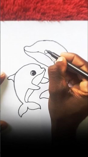 how to draw very easy fish drawing #easydrawing #fishdrawingeasy