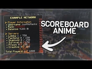 TUTORIEL PLUGIN - Comment crée un Scoreboard animé pour son serveur minecraft 🔨
