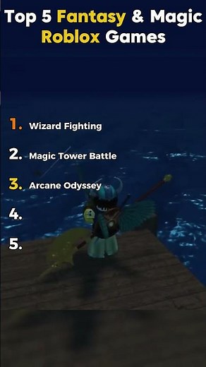 Top 5 Fantasy & Magic Roblox Games 🪄🔥 || #roblox #fantasy ‪@TheRealDSlaYz‬