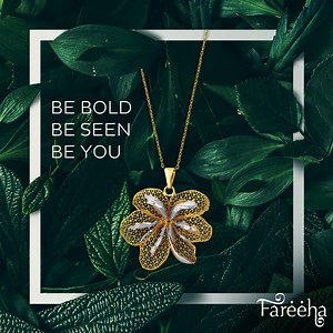 13K views · 165 reactions | The eternal #FareehaCollection aptly represents the inherent strength of womanhood that burns bright with passion, love and courage. #PureGoldJewellers تجسّد مجموعة "فريحة" ذات التصاميم الخالدة قوّة الأنوثة المشتعلة بالحب وبالعاطفة والشجاعة. | Pure Gold Jewellers | Facebook