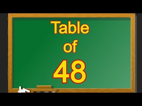 Table of 48 | 48 ka Table | 48 ka Pahada | Multiplication Table Forty Eight| English me 48 ka Pahada