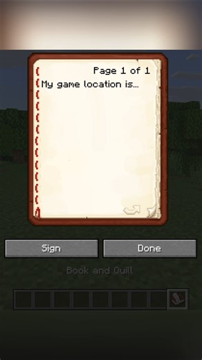 Never share ur location without using this #minecraft #minecraftshorts #shorts